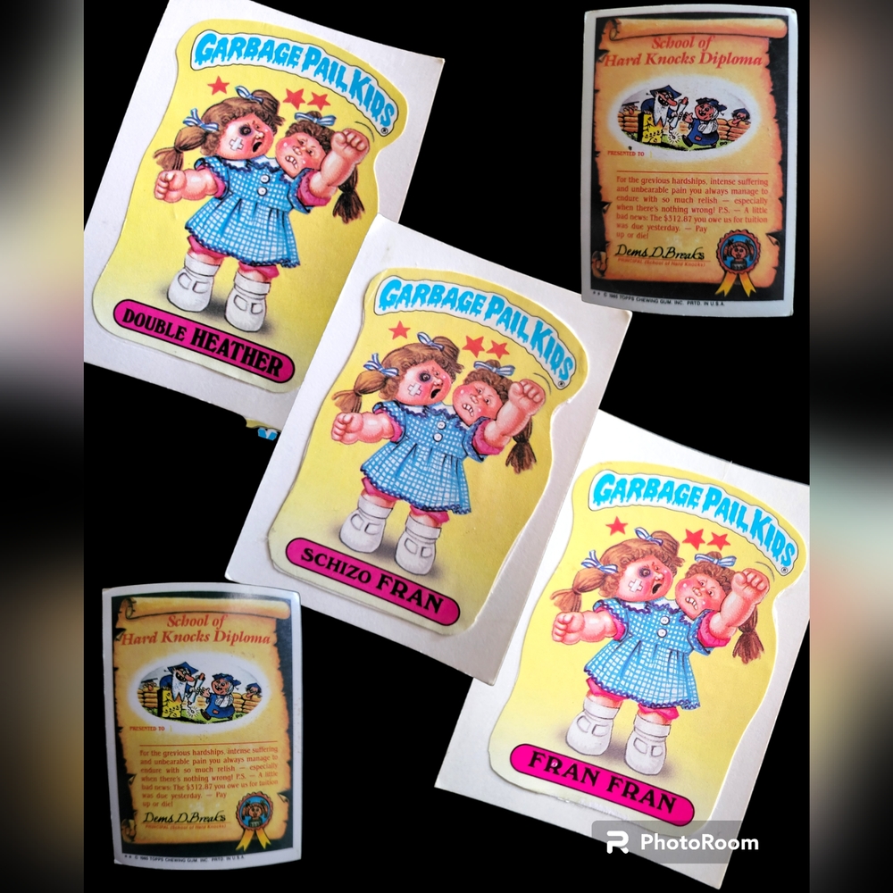 Garbage Pail Kids *Set Of Three* Rare Collectable